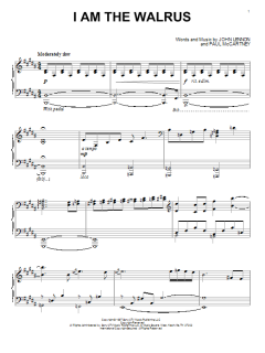 I Am The Walrus von David Lanz (Download) 