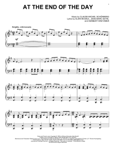 At The End Of The Day von Alain Boublil (Download) 