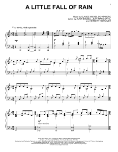 A Little Fall Of Rain von Alain Boublil (Download) 