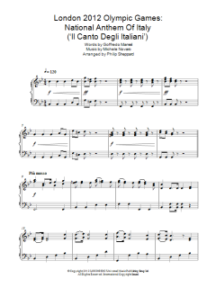 London 2012 Olympic Games: National Anthem Of Italy von Philip Sheppard (Download) 