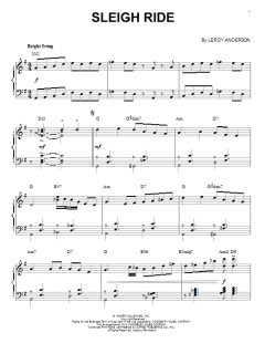 Sleigh Ride [Jazz version] von Leroy Anderson (Download) 