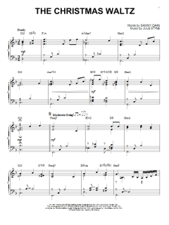 The Christmas Waltz [Jazz version] von Sammy Cahn (Download) 