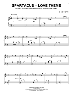 Spartacus - Love Theme von Alex North (Download) 