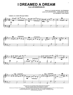 I Dreamed A Dream von Jean-Marc Natel (Download) 
