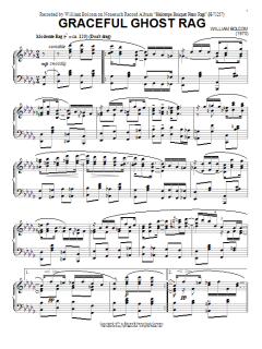 Graceful Ghost Rag von William Bolcom (Download) 