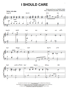 I Should Care von Sammy Cahn (Download) 