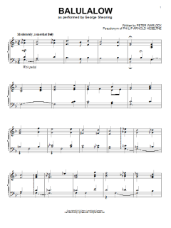 Balulalow von Peter Warlock (Download) 