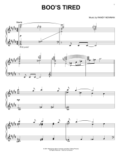 Boo's Tired von Randy Newman (Download) 