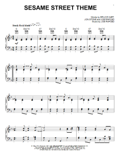 Sesame Street Theme von Jon Stone (Download) 