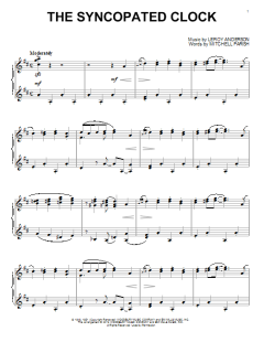 The Syncopated Clock von Leroy Anderson (Download) 