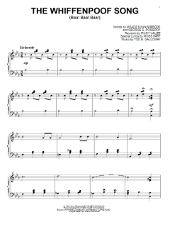 The Whiffenpoof Song (Baa! Baa! Baa!) von George S. Pomeroy (Download) 