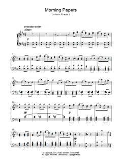 Morning Papers von Johann Strauss II (Download) 