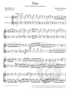 Duo Nr. 3 Es-Dur op. 69 von François Devienne 