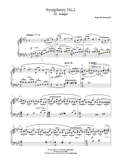 Symphony No.2 - 3rd Movement von Sergei Rachmaninov (Download) 