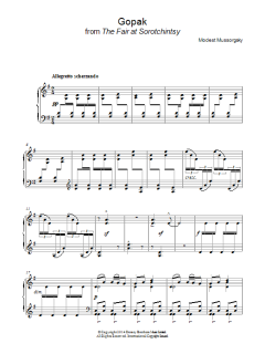 Gopak von Modest Mussorgsky (Download) 