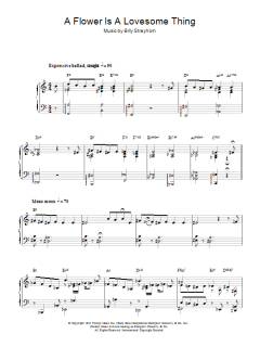 A Flower Is A Lovesome Thing von Billy Strayhorn (Download) 