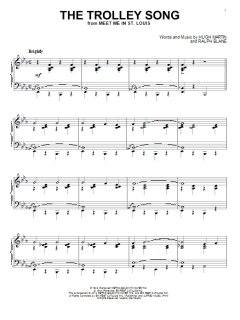 The Trolley Song von Judy Garland (Download) 