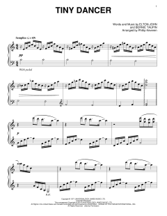Tiny Dancer [Classical version] von Elton John (Download) 