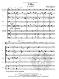 Aria (Cantilena) from Bachianas Brasileiras No. 5 von Heitor Villa-Lobos (Download) 