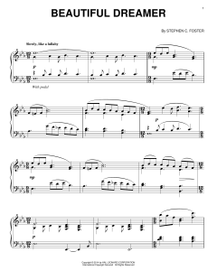Beautiful Dreamer von Stephen C. Foster (Download) 