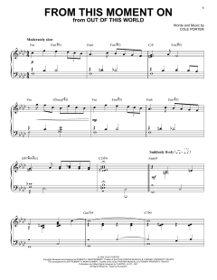 From This Moment On [Jazz version] von Cole Porter (Download) 
