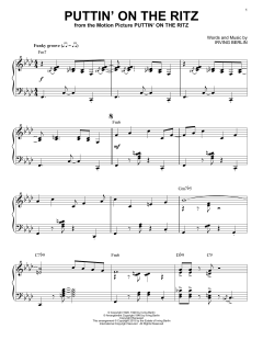 Puttin' On The Ritz [Jazz version] von Irving Berlin (Download) 