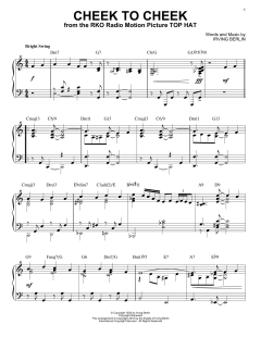 Cheek To Cheek [Jazz version] von Fred Astaire (Download) 