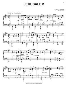 Jerusalem von C.H. Parry (Download) 