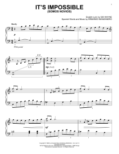 It's Impossible (Somos Novios) von Perry Como (Download) 