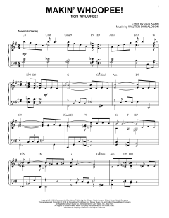 Makin' Whoopee! [Stride version] von Walter Donaldson (Download) 