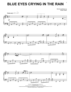 Blue Eyes Crying In The Rain von Elvis Presley (Download) 