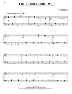 Oh, Lonesome Me von Don Gibson (Download) 