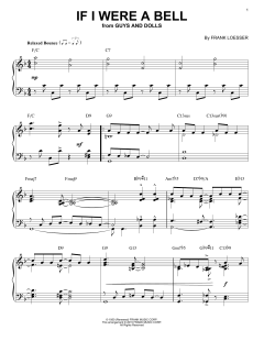 If I Were A Bell [Jazz version] von Frank Loesser (Download) 