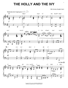 The Holly And The Ivy [Jazz version] von 18th Century English Carol (Download) 