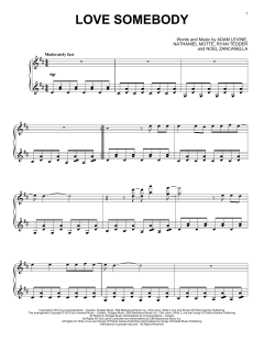 Love Somebody von Maroon 5 (Download) 