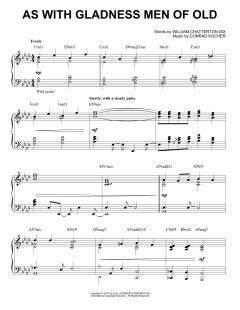 As With Gladness Men Of Old [Jazz version] von Conrad Kocher (Download) 
