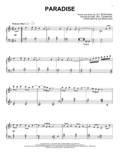 Paradise [Jazz version] von Coldplay (Download) 