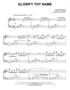 Glorify Thy Name von Donna Adkins (Download) 