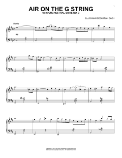 Air On The G String [Jazz version] von Johann Sebastian Bach (Download) 