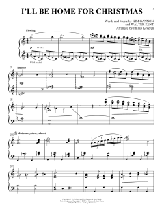 I'll Be Home For Christmas von Walter Kent (Download) 