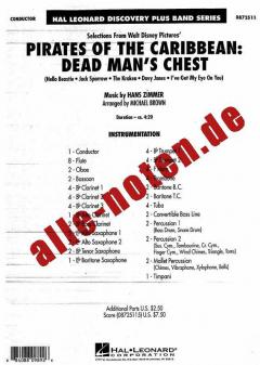 Selections From Pirates Of The Caribbean: Dead Man's Chest von Hans Zimmer (Download) 