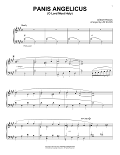 Panis Angelicus (O Lord Most Holy) von César Franck (Download) 