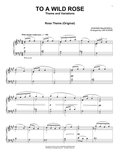 To A Wild Rose von Edward MacDowell (Download) 