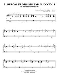 Supercalifragilisticexpialidocious [Jazz version] von Julie Andrews (Download) 