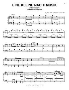 Eine Kleine Nachtmusik von Wolfgang Amadeus Mozart (Download) 