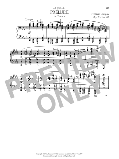 Prelude In C Minor, Op. 28, No. 20 (Download) 