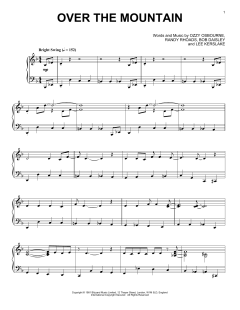 Over The Mountain [Jazz version] von Ozzy Osbourne (Download) 
