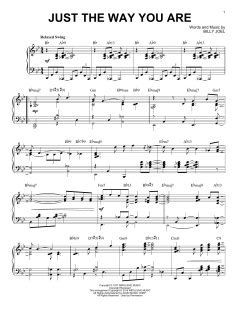 Just The Way You Are [Jazz version] von Billy Joel (Download) 