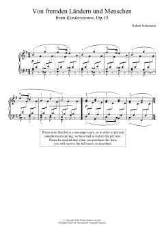 From Foreign Lands And People von Robert Schumann (Download) 