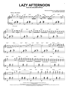 Lazy Afternoon [Jazz version] von Jerome Moross (Download) 